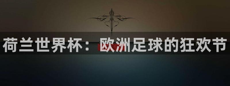 世界杯 中国:荷兰世界杯:欧洲足球的狂欢节