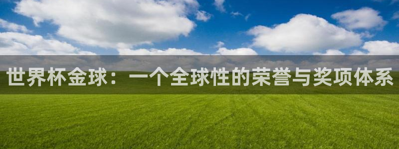 亚洲杯比赛直播:世界杯金球:一个全球性的荣誉与奖项体系